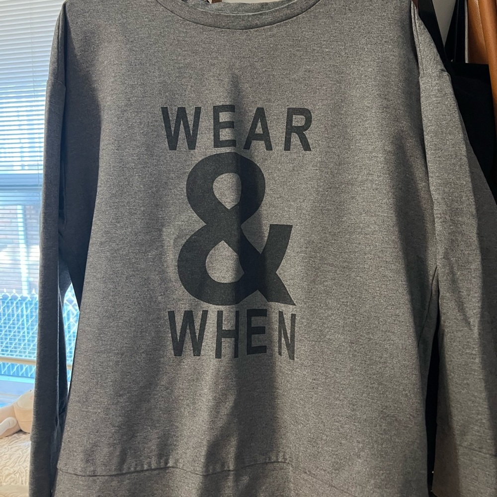 Wear & when sweater